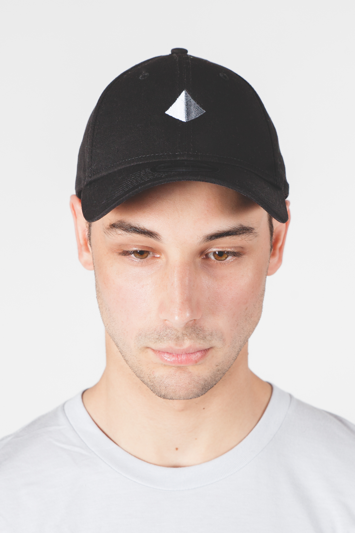 Plain black store cap womens
