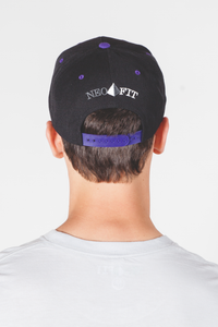 Black/Purple Snapback, HATS - theNEObrand